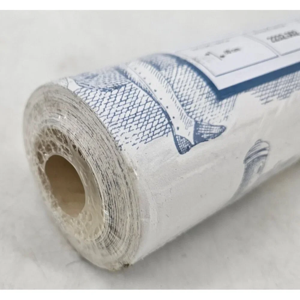 New Charles Burger Wallpaper Blue Toile 21